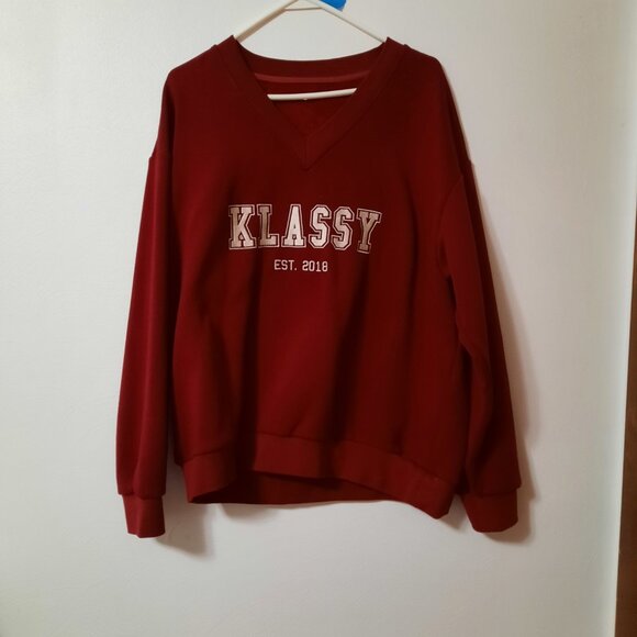 Klassy Varsity Sweater - Picture 4 of 4